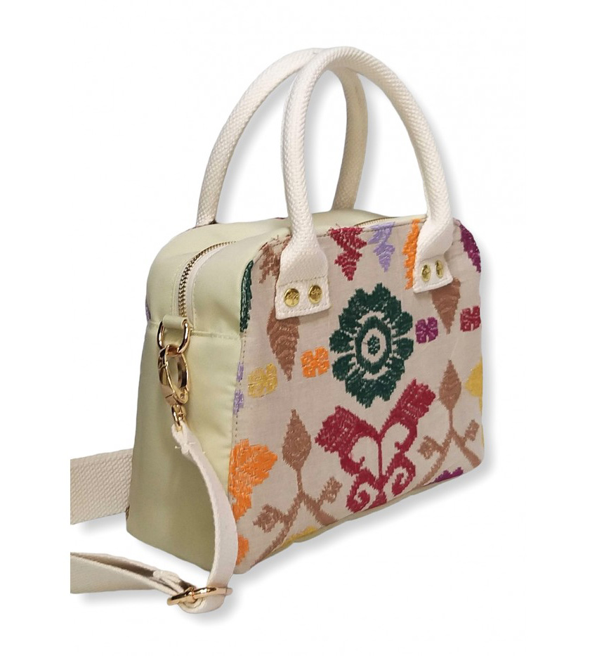 Maida Mini Bag Bali Songket in Beige variant 4 2